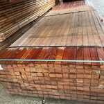 Ca. 180x Angelim Pedra Regels Geschaafd, 35x50mm, lengte  305cm